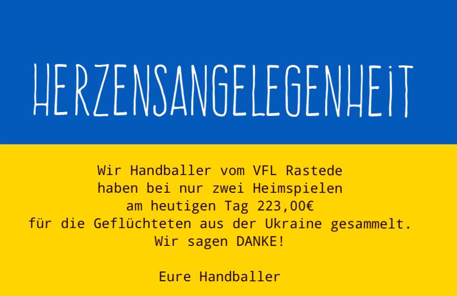Spendenergebnis Ukraine 2022